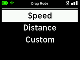RaceBox Drag Mode Select