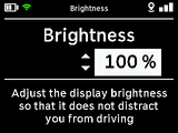 RaceBox Display Brightness