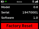 RaceBox Device Info